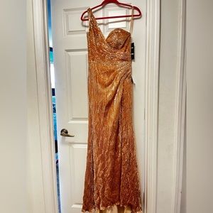 Cinderella Formal Rosegold Sequence Dress